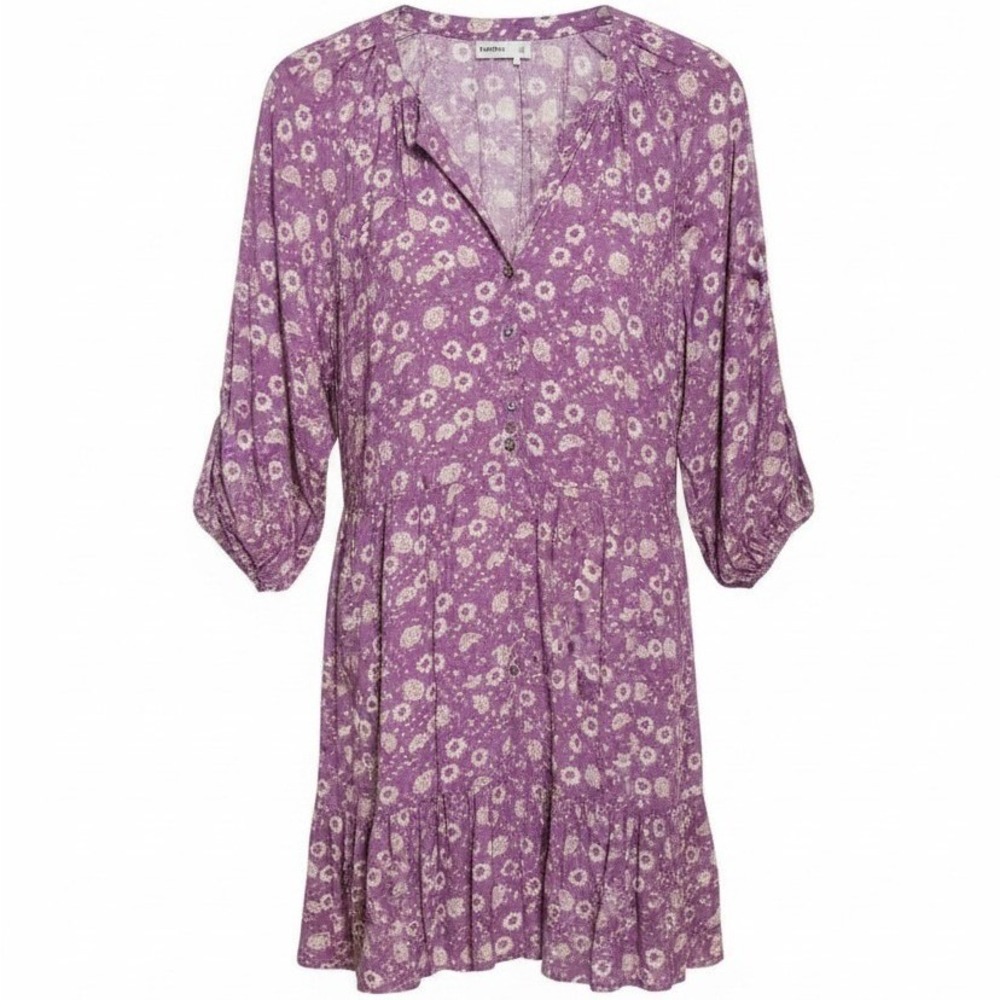 Sonoma Dress Sz XXL Goods for Life Mini Floral Button Front Boho Cottagecore